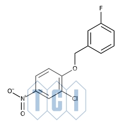 3-chloro-4-(3-fluorobenzyloksy)nitrobenzen 98.0% [443882-99-3]