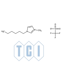 Trifluorometanosulfonian 1-heksylo-3-metyloimidazoliowy 98.0% [460345-16-8]