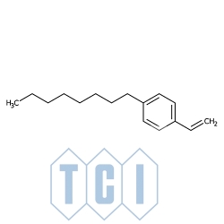 4-n-oktylostyren (stabilizowany tbc) 95.0% [46745-66-8]