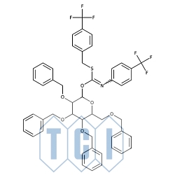 P-trifluorometylobenzylotio-n-(p-trifluorometylofenylo)formimidan 2,3,4,6-tetra-o-benzylo-alfa-d-glukopiranozylu [468095-63-8]