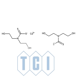 Bis(2-hydroksyetylo)ditiokarbaminian miedzi(ii). 98.0% [52611-57-1]