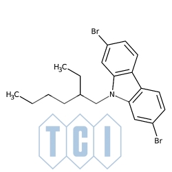 2,7-dibromo-9-(2-etyloheksylo)karbazol 98.0% [544436-46-6]