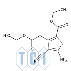 5-amino-4-cyjano-3-(2-etoksykarbonylometylo)tiofeno-2-karboksylan etylu 98.0% [58168-20-0]