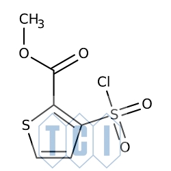 3-(chlorosulfonylo)-2-tiofenokarboksylan metylu 90.0% [59337-92-7]