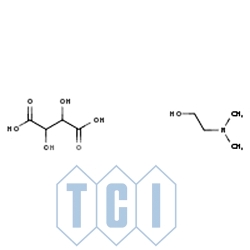 2-(dimetyloamino)etanol l-(+)-winian wodoru 98.0% [5988-51-2]