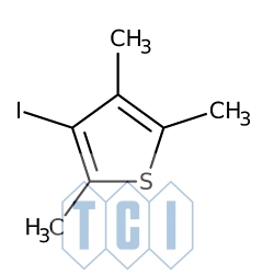 3-jodo-2,4,5-trimetylotiofen (stabilizowany chipem miedzianym) 96.0% [60813-84-5]