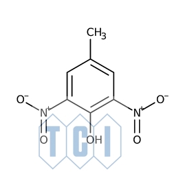 2,6-dinitro-p-krezol (zwilżony ok. 20% wodą) (masa jednostkowa w przeliczeniu na suchą masę) 98.0% [609-93-8]