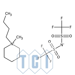 1-butylo-1-metylopiperydyniowy bis(trifluorometanosulfonylo)imid 98.0% [623580-02-9]