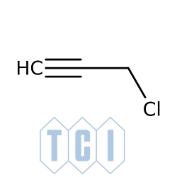 Chlorek propargilu (70% w toluenie, ok. 9,2 mol/l) [624-65-7]