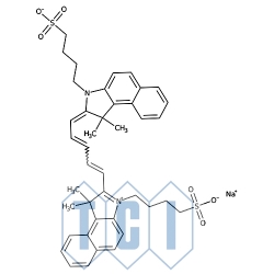 Sól sodowa 3,3,3',3'-tetrametylo-1,1'-bis(4-sulfobutylo)benzoindodikarbocyjaniny 98.0% [64285-36-5]