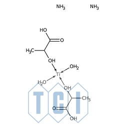 Dihydroksybis(amoniowy lakto)tytan(iv) (ok. 40% w alkoholu izopropylowym, wodzie) [65104-06-5]