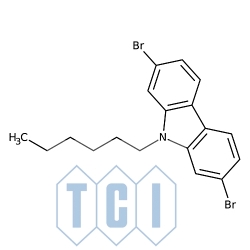 2,7-dibromo-9-heksylokarbazol 98.0% [654676-12-7]