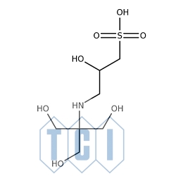 Kwas 3-[n-tris(hydroksymetylo)metyloamino]-2-hydroksypropanosulfonowy [składnik buforu gooda do badań biologicznych] 99.0% [68399-81-5]