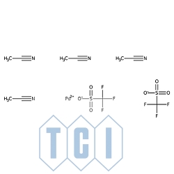 Tetrakis(acetonitryl)pallad(ii) bis(trifluorometanosulfonian) 95.0% [68569-14-2]