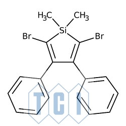 2,5-dibromo-1,1-dimetylo-3,4-difenylosilol 98.0% [686290-22-2]