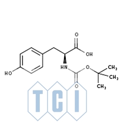 N-(tert-butoksykarbonylo)-d-tyrozyna 98.0% [70642-86-3]
