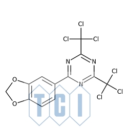 2-(1,3-benzodioksol-5-ilo)-4,6-bis(trichlorometylo)-1,3,5-triazyna 98.0% [71255-78-2]