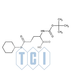N-(tert-butoksykarbonylo)-l-glutaminian 5-cykloheksylu 94.0% [73821-97-3]
