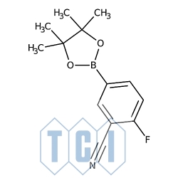 2-fluoro-5-(4,4,5,5-tetrametylo-1,3,2-dioksaborolan-2-ylo)benzonitryl 98.0% [775351-57-0]