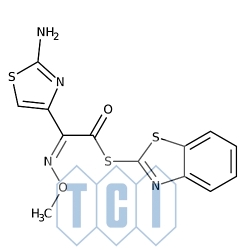 S-(2-benzotiazolilo)(z)-2-(2-amino-4-tiazolilo)-2-(metoksyimino)tiooctan 97.0% [80756-85-0]