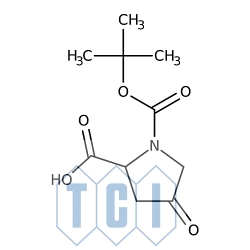 N-(tert-butoksykarbonylo)-4-okso-l-prolina 98.0% [84348-37-8]