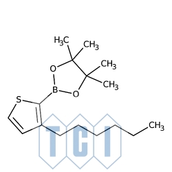 3-heksylo-2-(4,4,5,5-tetrametylo-1,3,2-dioksaborolan-2-ylo)tiofen 97.0% [850881-09-3]