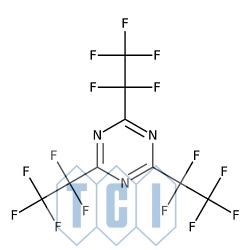 2,4,6-tris(pentafluoroetylo)-1,3,5-triazyna 95.0% [858-46-8]