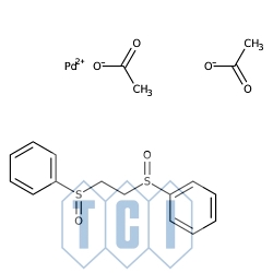 Dioctan 1,2-bis(fenylosulfinylo)etanu palladu(ii). 96.0% [858971-43-4]