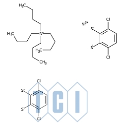 Bis(3,6-dichloro-1,2-benzenoditiolato)nikielan tetrabutyloamoniowy 98.0% [87314-14-5]