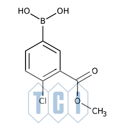 Kwas 4-chloro-3-(metoksykarbonylo)fenyloboronowy (zawiera różne ilości bezwodnika) 97.0% [874219-45-1]
