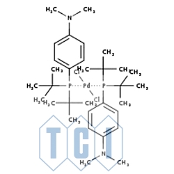 Bis[di-tert-butylo(4-dimetyloaminofenylo)fosfino]dichloropallad(ii) 98.0% [887919-35-9]