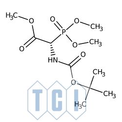Ester trimetylowy n-(tert-butoksykarbonylo)-2-fosfonoglicyny 98.0% [89524-98-1]