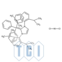 [1,3-bis(2,6-diizopropylofenylo)imidazol-2-ylideno]trifenylofosfina dichlorek niklu(ii) 98.0% [903592-98-3]