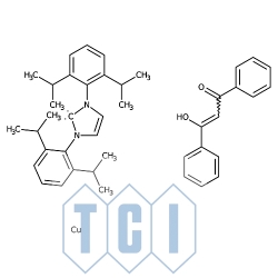 [1,3-bis(2,6-diizopropylofenylo)imidazol-2-ylideno](1,3-difenylo-1,3-propanodioniano)miedź(i) 98.0% [920739-11-3]