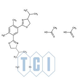 Bis(acetato)woda[(s,s)-4,6-bis(4-izopropylo-2-oksazolin-2-ylo)-m-ksyleno]rod [929896-28-6]