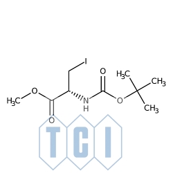 Ester metylowy n-(tert-butoksykarbonylo)-3-jodo-l-alaniny 98.0% [93267-04-0]