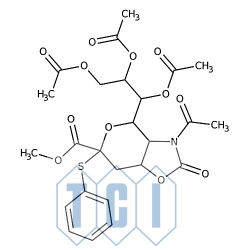 Metylo 5-acetamido-7,8,9-tri-o-acetylo-5-n,4-o-karbonylo-3,5-dideoksy-2-s-fenylo-2-tio-d-glicero-ß-d -galakto-2-nonulopiranozylonian 96.0% [934591-76-