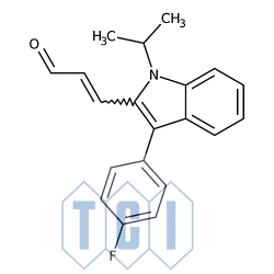 (e)-3-[3-(4-fluorofenylo)-1-izopropylindol-2-ilo]akroleina 98.0% [93957-50-7]