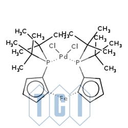 Dichlorek [1,1'-bis(di-tert-butylofosfino)ferroceno]palladu(ii) 98.0% [95408-45-0]