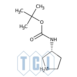 3-(tert-butoksykarbonyloamino)pirolidyna 98.0% [99724-19-3]
